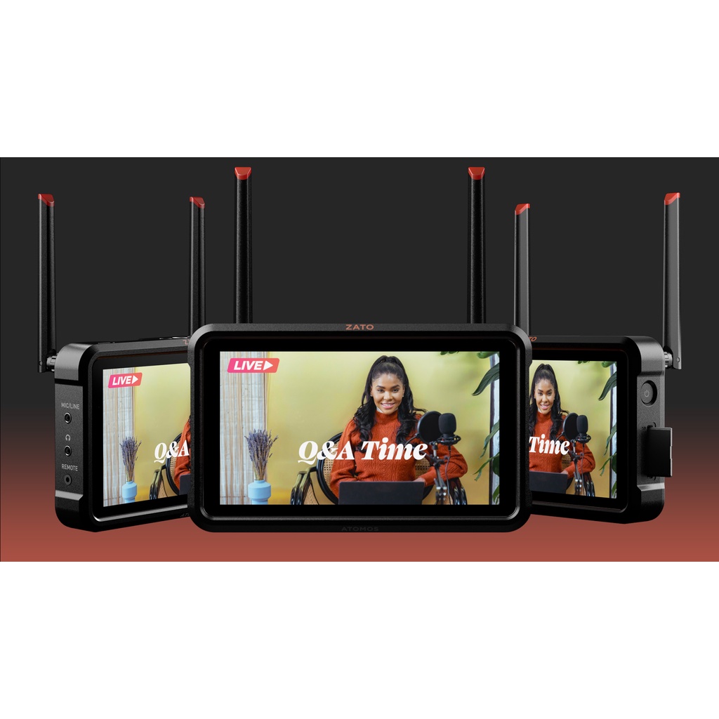 Atomos ZATO CONNECT 5.2&quot; Network-Connected Video Monitor &amp; Recorder 1080p60