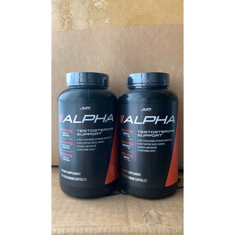 Alpha Jym Testosterone Support 180 Vegetarian Capsules