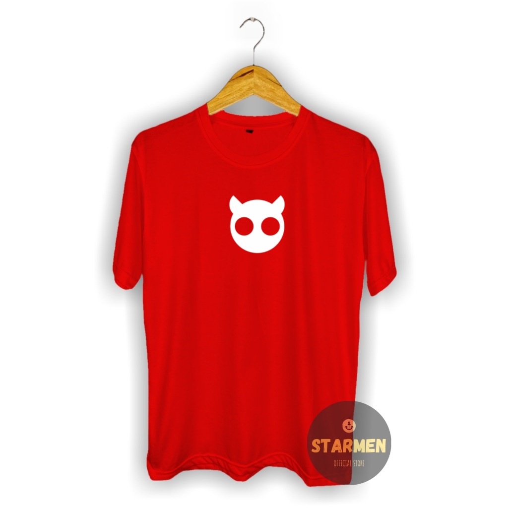 Kaos Distro Pria T-Shirt Motif Kata Kata DEVIL BIG