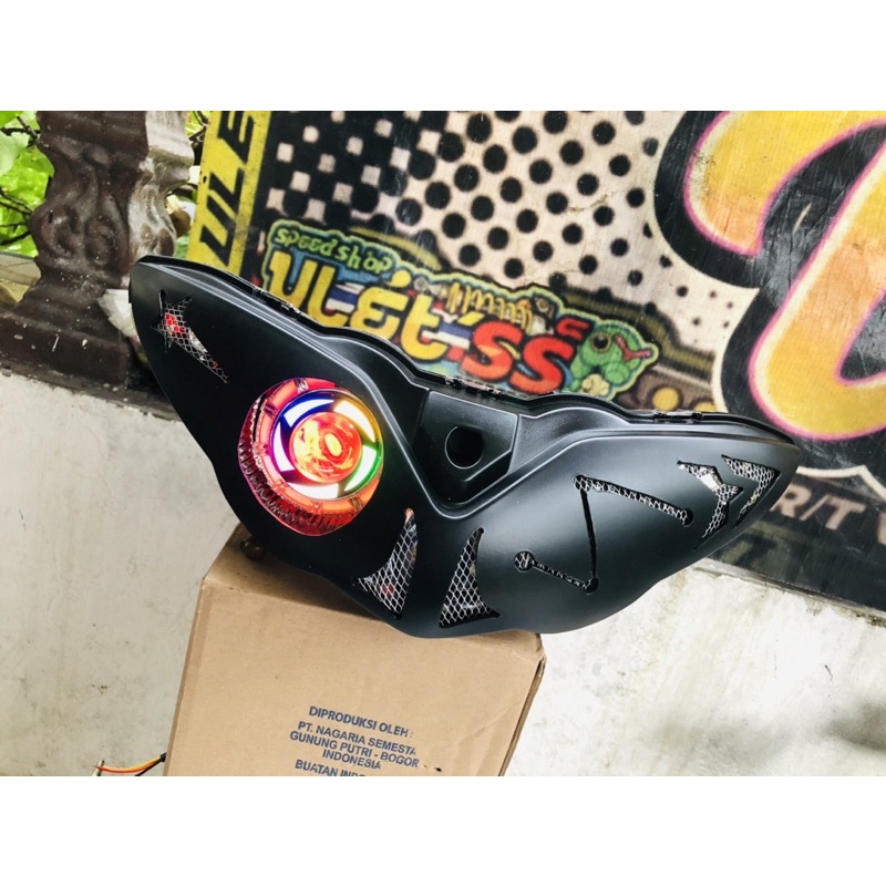 reflektor jupiter z new lampu depan jupiter z new burhan lampu burhan jupiter burhan custom projie u