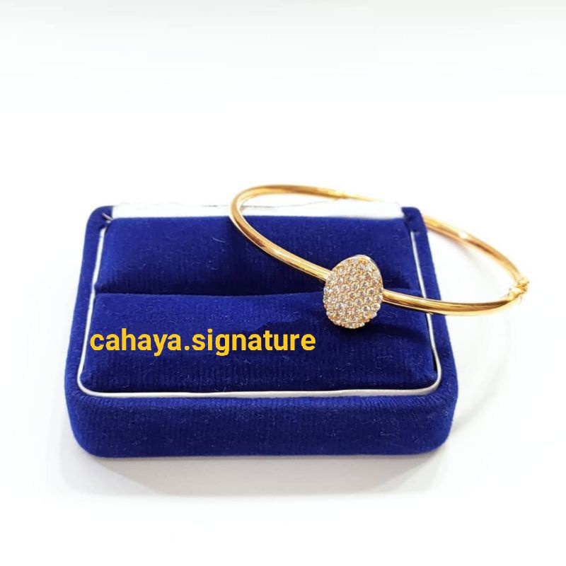 GELANG BANGLE DEWASA PERAK 925 IMPORT