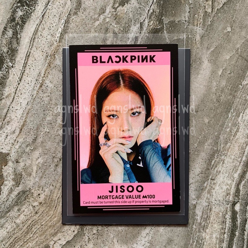 Jisoo blackpink monopoly card / kartu monopoli