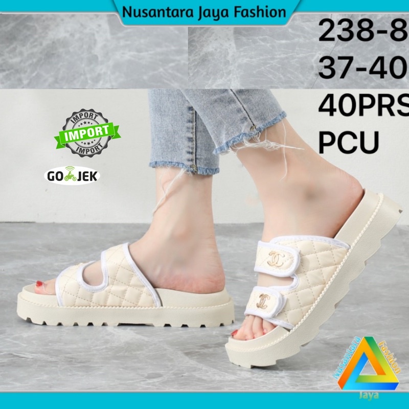 Sandal Wedges Wanita Balance Import 238 1