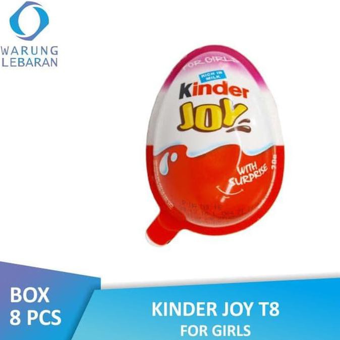 

BEST SELLER PACK Kinder Joy Chocolate For Girls (8 Pcs x 20 Gr) / Kinderjoy