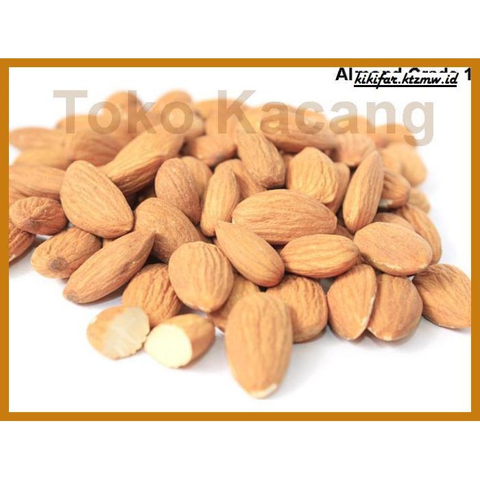 

Makanan-Kering- Kacang Almond Kulit Ari Oven / Matang 500Gr -Aneka.