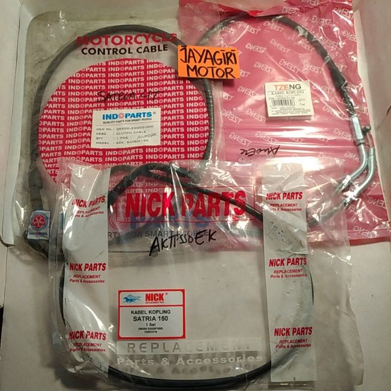 Kabel Kopling Satria FU 150 F150 Cabel Cable Kable Tali Kawat Serat Selang Indoparts NICK TZeng FU15