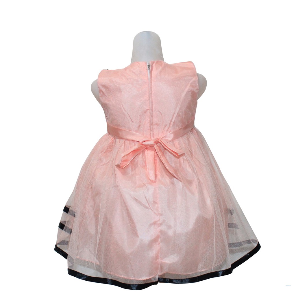 Dress Kids Elena/Dress Anak Perempuan Tanpa Lengan Brukat Brokat/Gaun Pesta Anak Murah/Baju Import