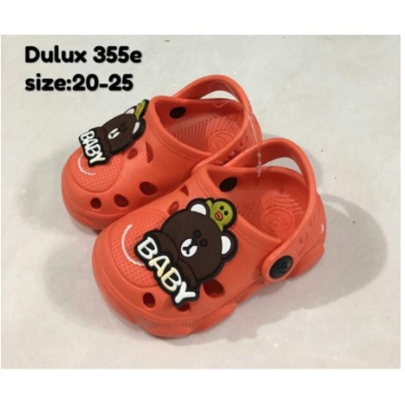 DX-355E Sandal Baim Anak Laki Laki Cowok Karakter Beruang Baby Merek Dulux Size 20-25