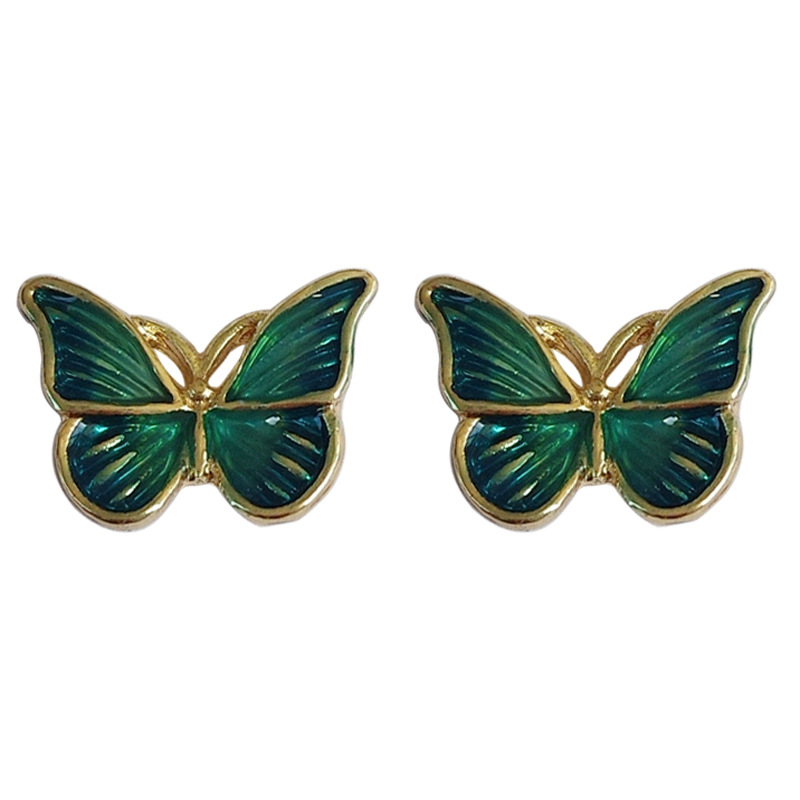 Butterfly Silver Plated Earring Ear Studs Fashion Accessory