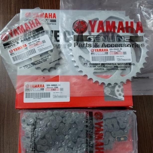 PROMO FLASH SALE ATS Gear Set Rantai Yamaha Vega ZR Jupiter Z New 5D9