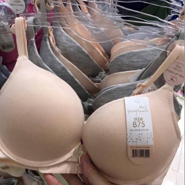 Bra Push Up Young Heart Warna Nude