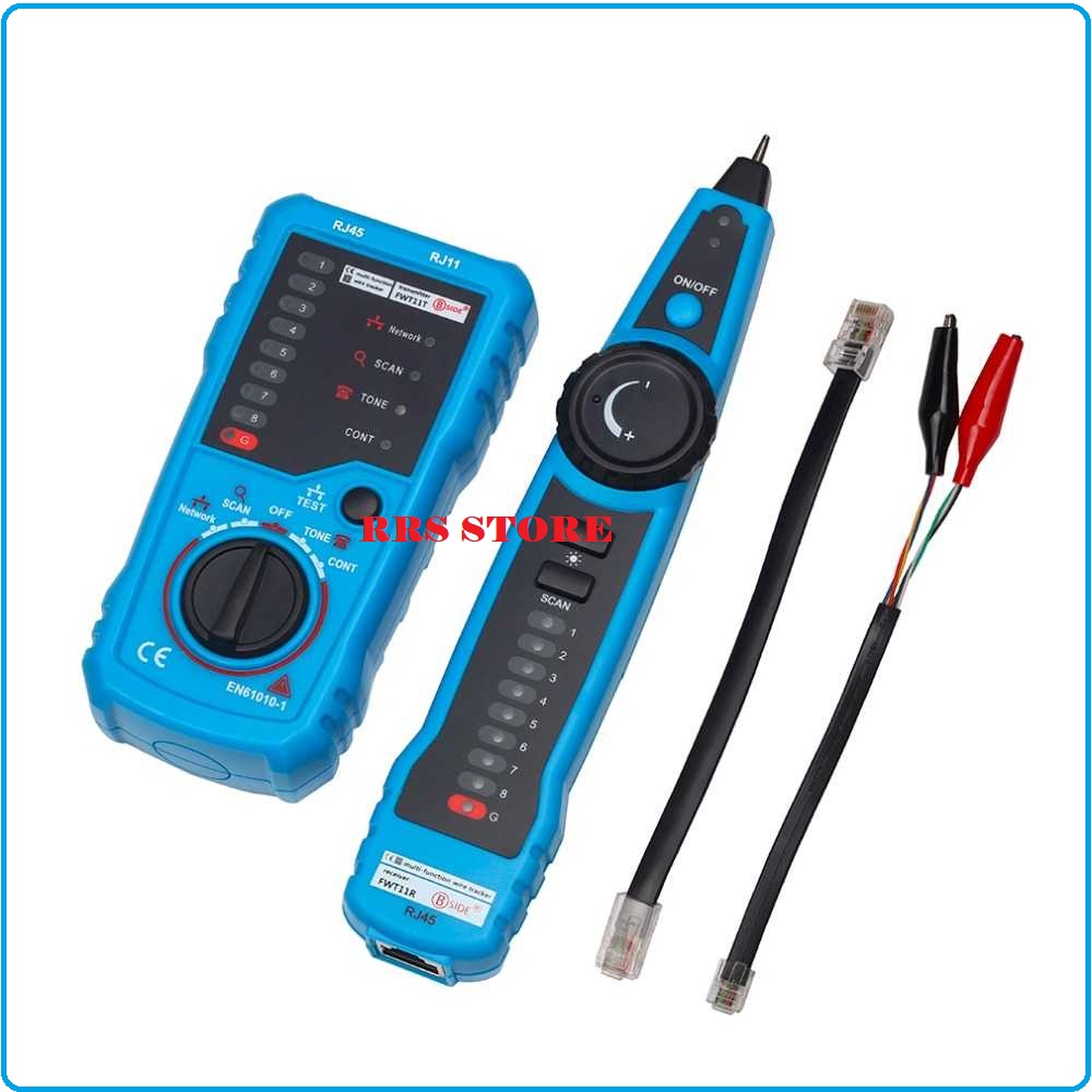 BSIDE Wire Tracker Tester Kabel Jaringan RJ45 RJ11 CAT5 CAT6 - FWT11 ANENG Tester Kabel Jaringan Internet Telepon RJ45 RJ11 M469D