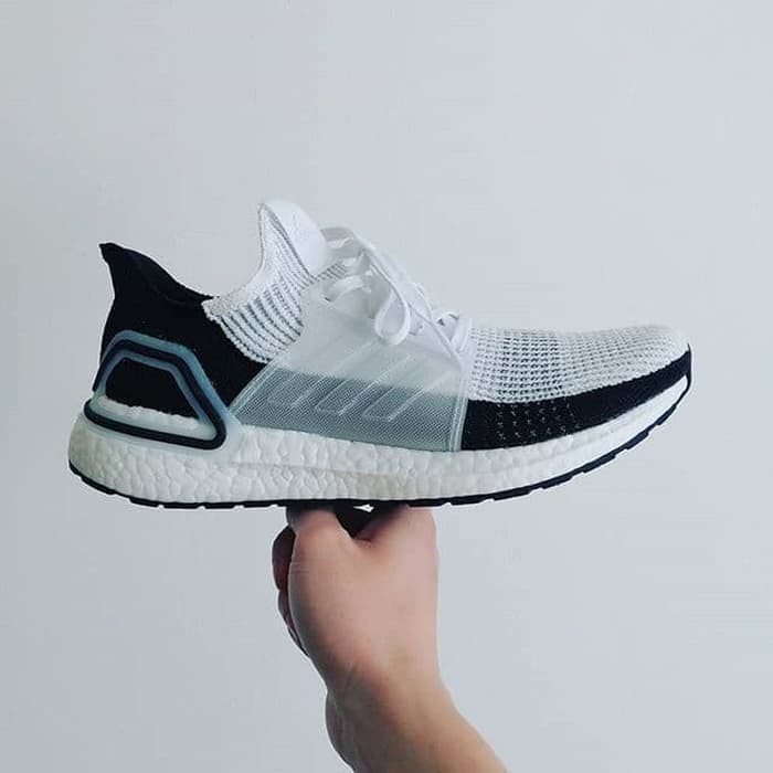 adidas boost white and black