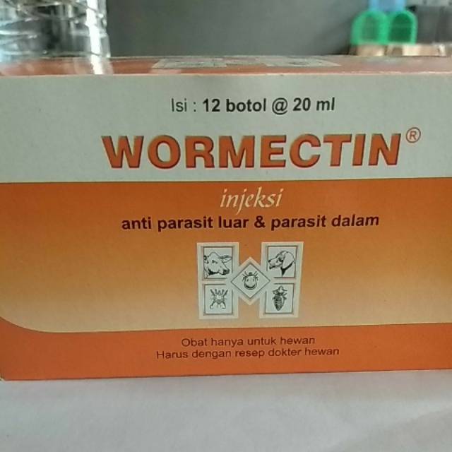 WORMECTIN 20 ml 5 ml 2 ml obat gudik gatal