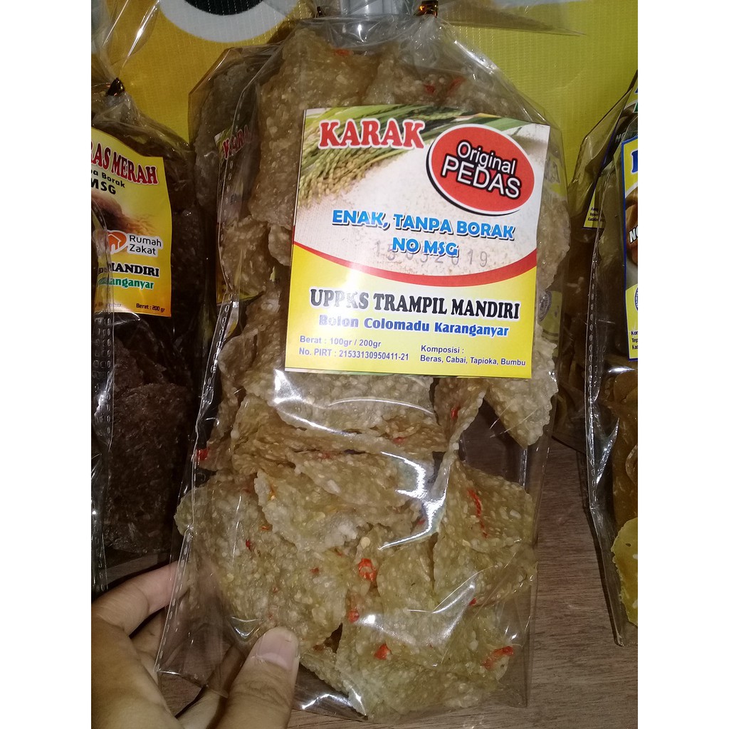 

KARAK Enak Tanpa Boraks Original PEDAS