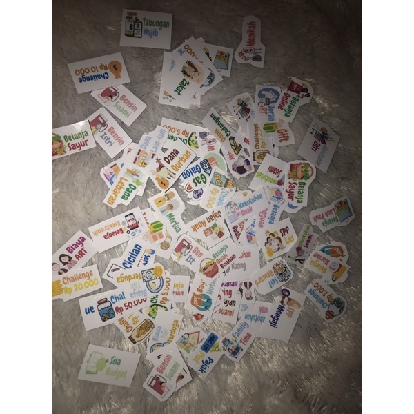

(Dapet semua) Sticker Budgetting Dompet Keuangan