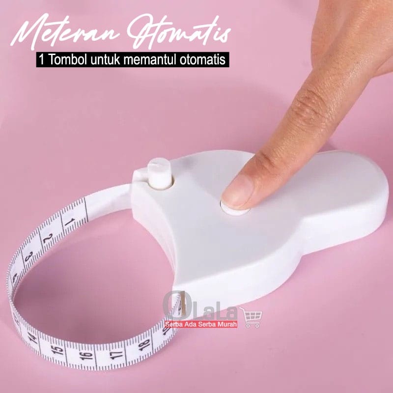 Waist Ruler Alat Ukur Lingkaran Pinggang Dan Perut Meteran Badan Otomatis Panjang 150 cm / 60 Inch