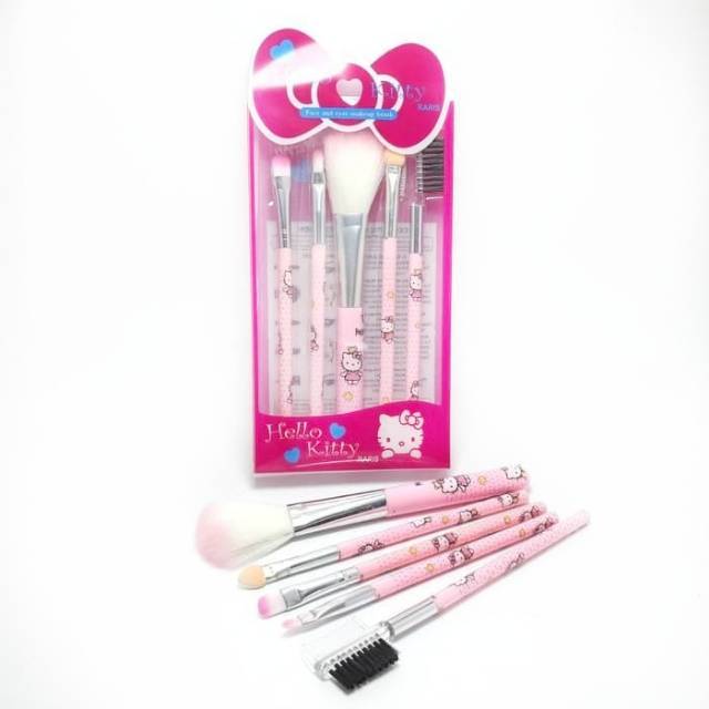 FACE &amp; EYES MAKE UP BRUSH HELLO KITTY