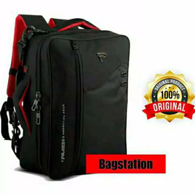 BACKPACK PALAZZO 3 IN 1 ORIGINAL TAS RANSEL LAPTOP SELEMPANG MULTIFUNGSI TAS SEKOLAH KULIAH KERJA