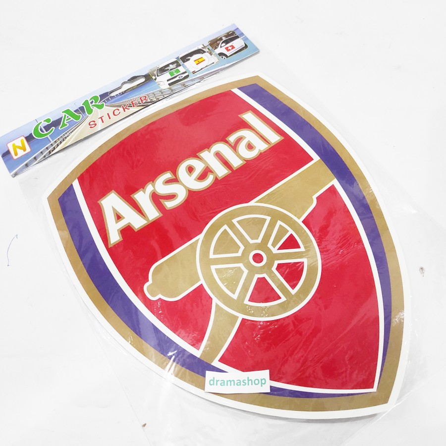 Tempelan sticker stiker mobil Logo klub club sepak bola fc Arsenal fc