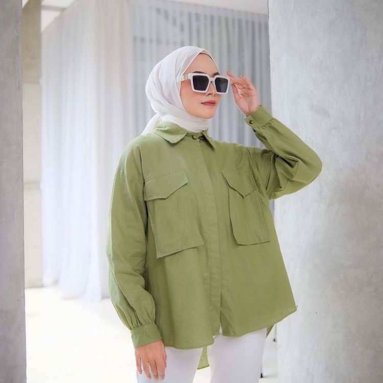 Kemeja Wanita Blouse Wanita Terbaru 2022 // Atasan Wanita Blouse m-16A // Kemeja Wanita Murah // Blo