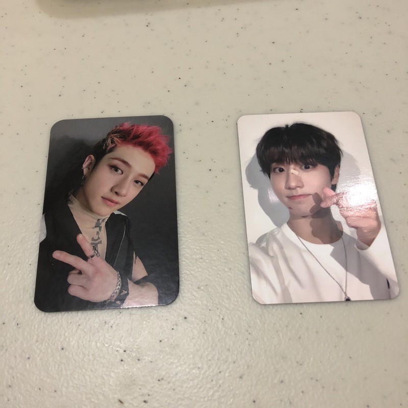 stray kids pc photocard bangchan han mecima swid