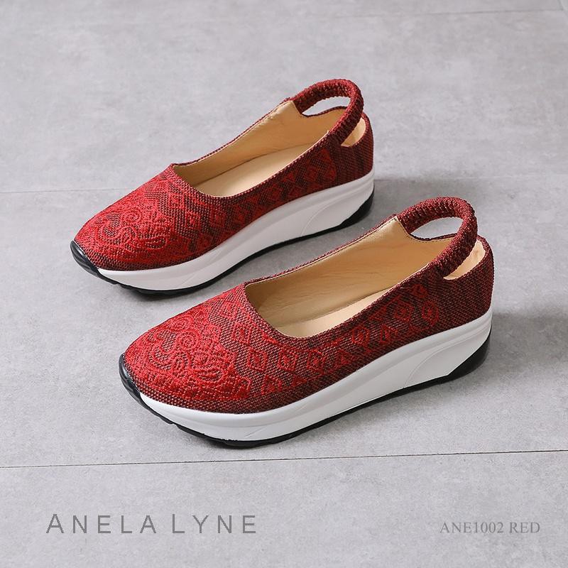 PROMO ANE1002 SS44 SEPATU WEDGES ANELA LYNE CHALYA PREMIUM MURAH