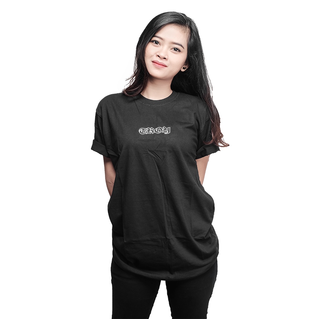 Troy Company T-Shirt Kaos Hitam MT 1583