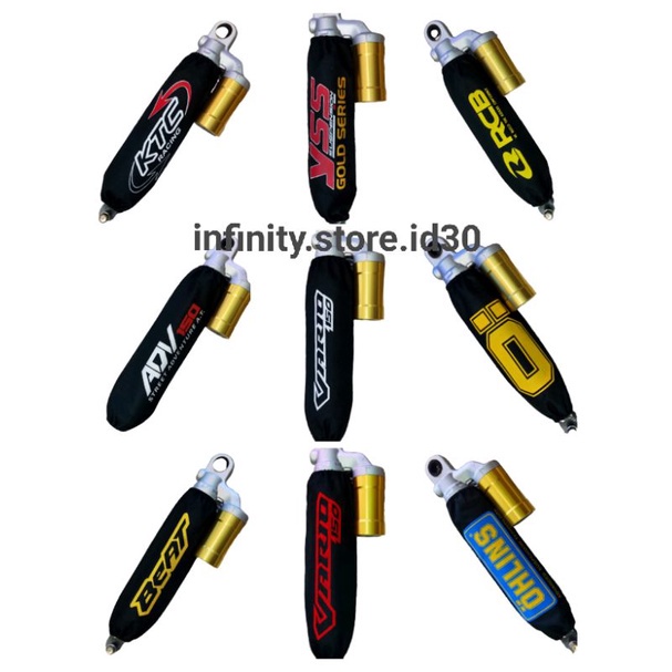 new  Sarung shockbreaker cover sok belakang motor universal  honda yamaha nmax aerox adv pcx ohlins