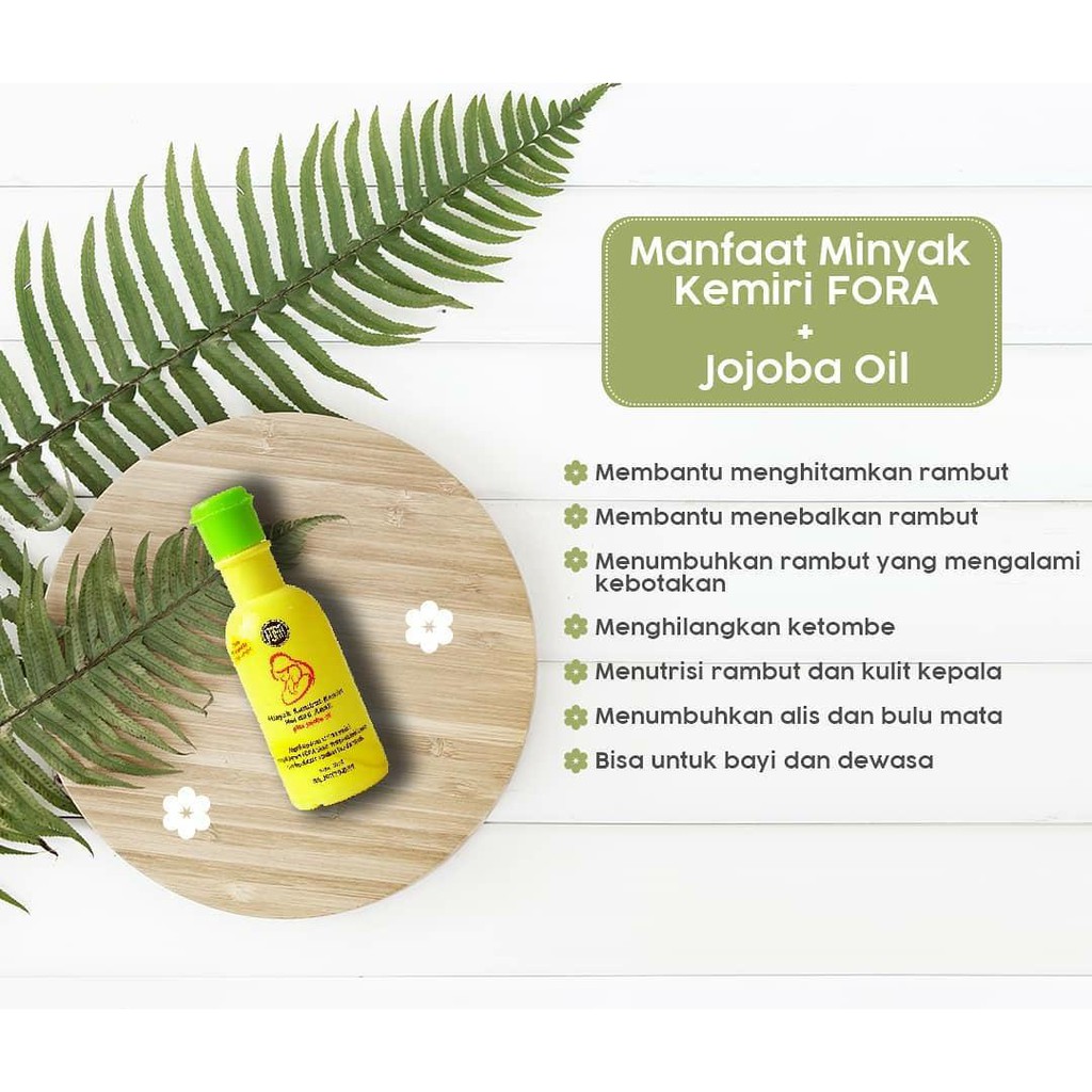 Penumbuh Rambut Bayi Anak FORA With Jojoba Oil Menyuburkan Rambut [BPOM]