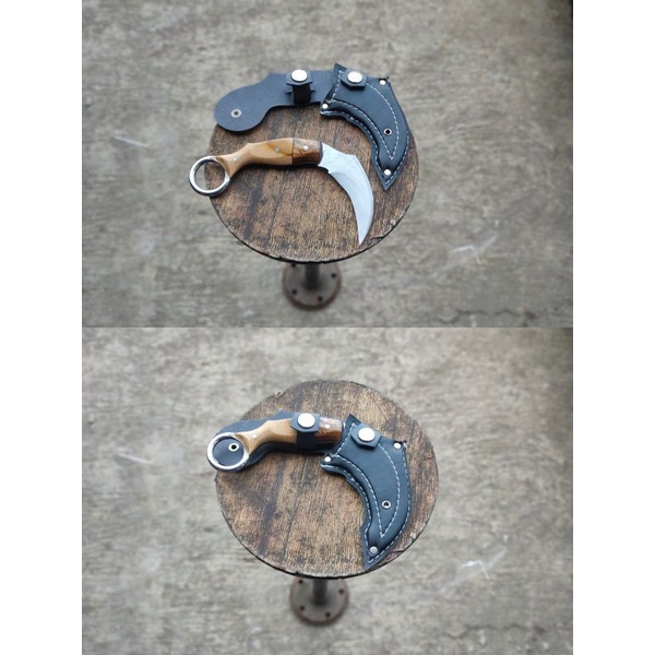 pisau karambit alat latihan beladiri || carambit hiking knife, kolektor Kniffzer