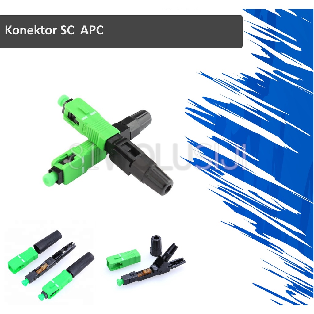 Fast Connector/Konektor FTTH SC APC Fiber Optic/optik