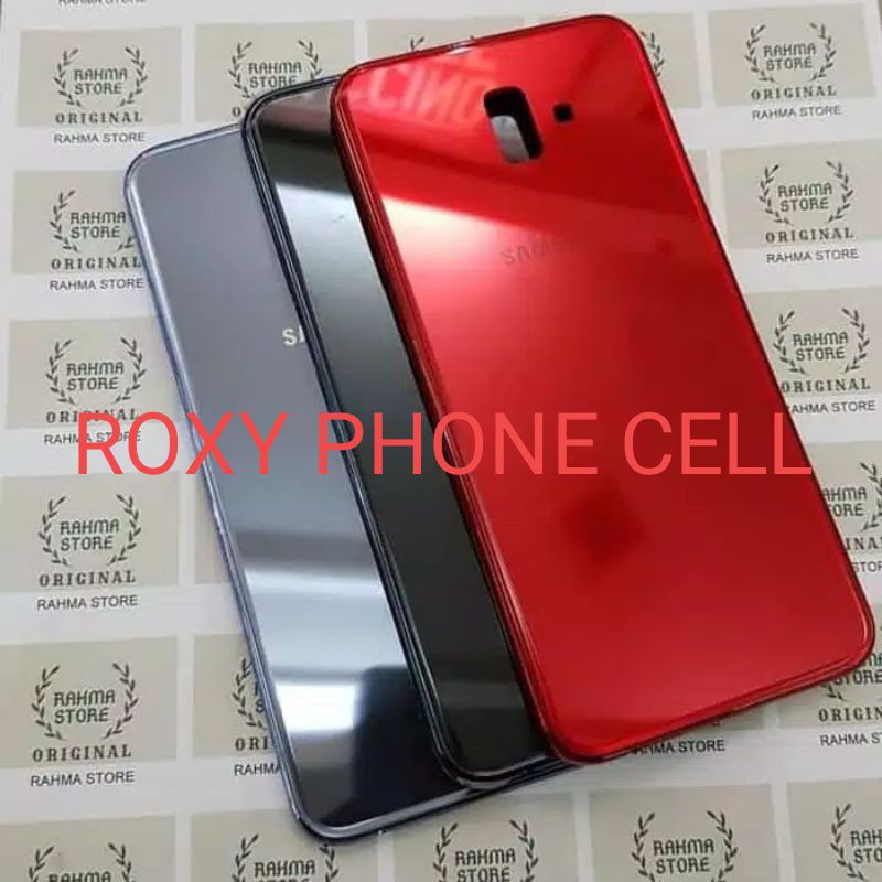 Casing Original 100% Samsung J6 Plus J6+ Fullset Backdoor Backcover