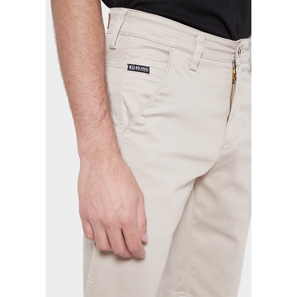 JBBoss Celana Pendek Chinos Short Pants (Cream) / Ramayana Jatinegara