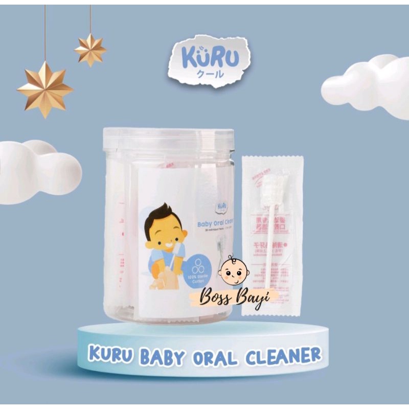 KURU - Baby Oral Cleaner / Pembersih Lidah Gusi Mulut Bayi