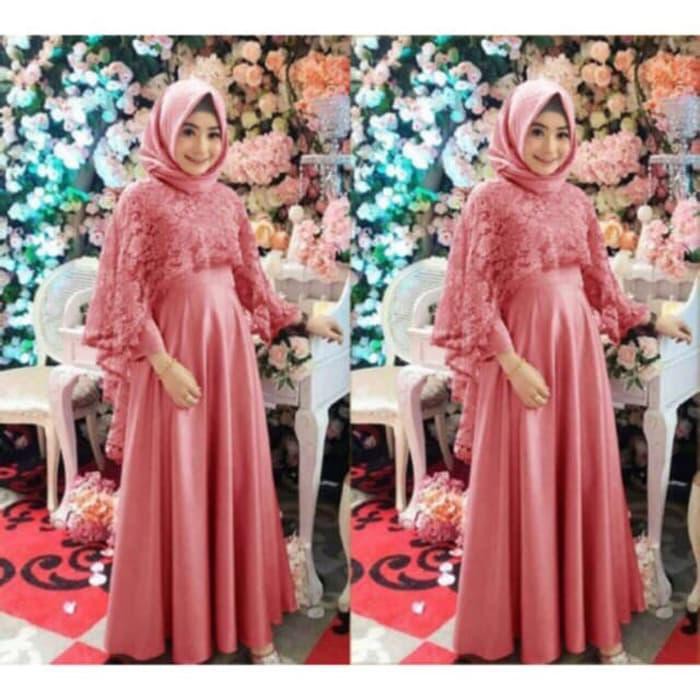 Terbaru Baju Gamis Wanita Syari Terbaru Maxi Tiara Dress Brukat Terpopuler