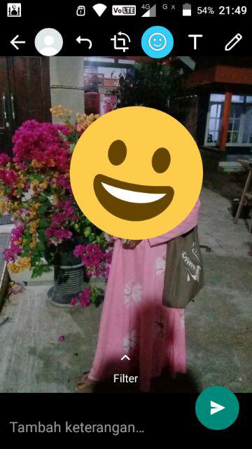 Asanti Gamis Kaos Pelangi Tiedye Batik Payung Jumbo Syari Katun Adem