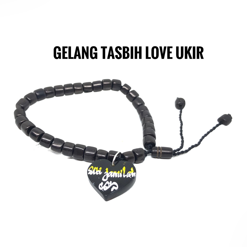 Gelang kaokah motif love bisa custom nama model marjan bisa buat hadiah kado dan souvenir pernikahan