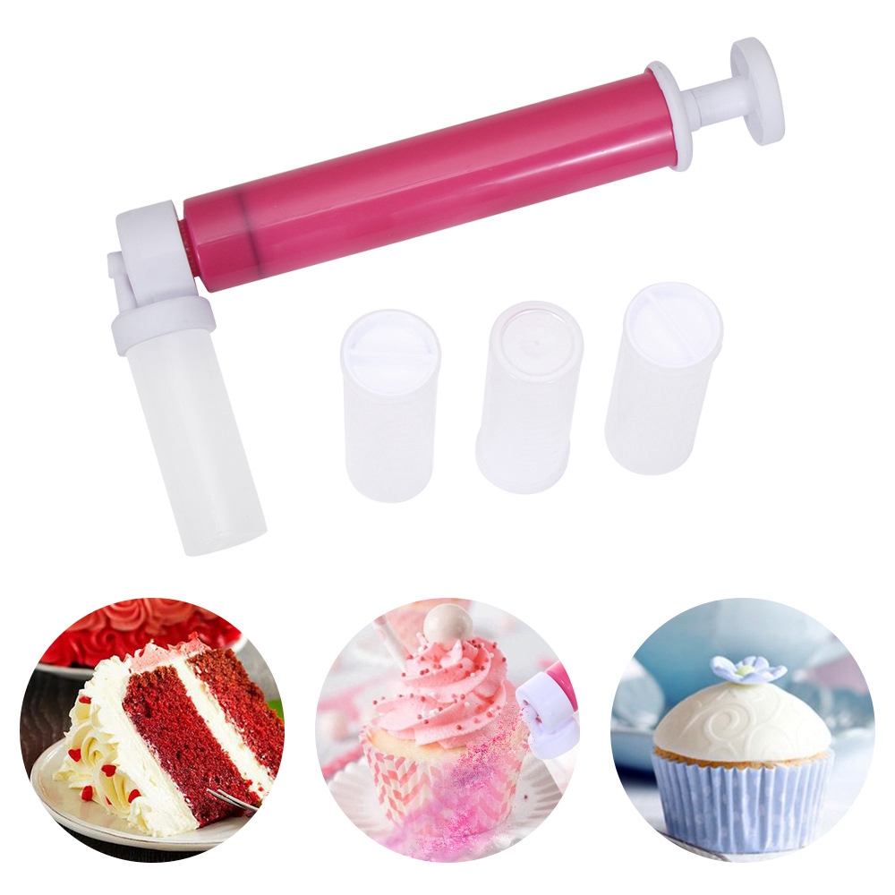 Manual Airbrush For Cake Decorating Cake Pastry Dusting Spray Tube Color DusM! 