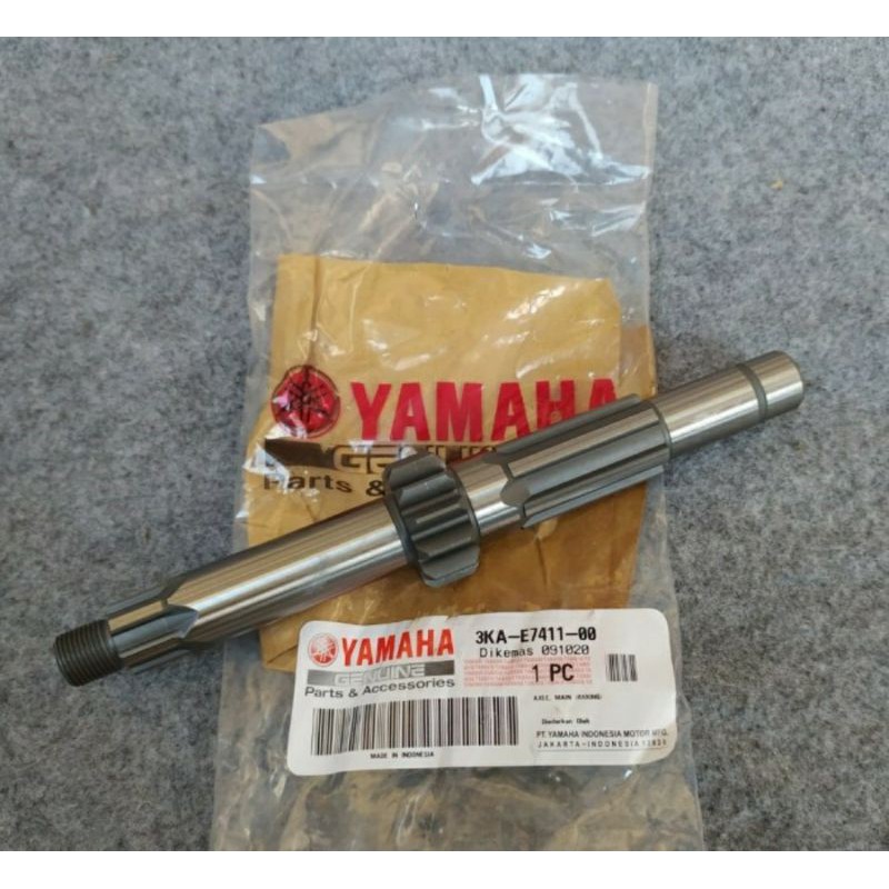 MAIN AXLE AS GEAR GIR DEPAN RASIO RX KING RXK ASLI ORI YAMAHA 3KA E7411 00