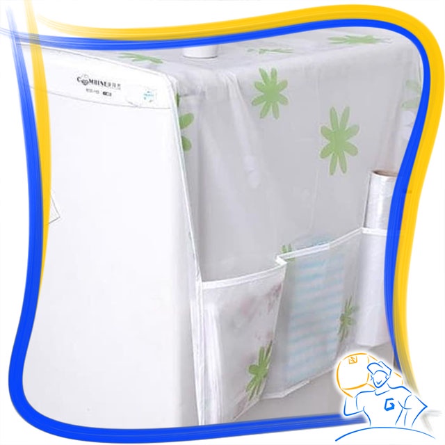 Taplak Kulkas Waterproof Anti Air Cover Alas Sarung Penutup Refrigerator Pelindung Kulkas Karaktet Waterproof