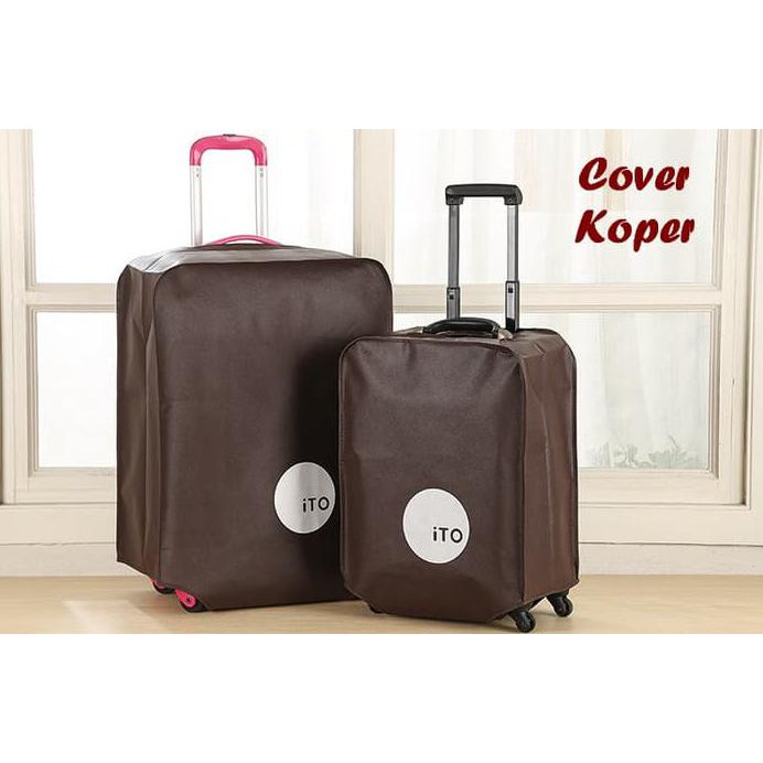 TAS COVER KOPER - SARUNG KOPER - PELINDUNG KOPER - MANTEL KOPER 20 INCH - COKELAT TUA TAS.2