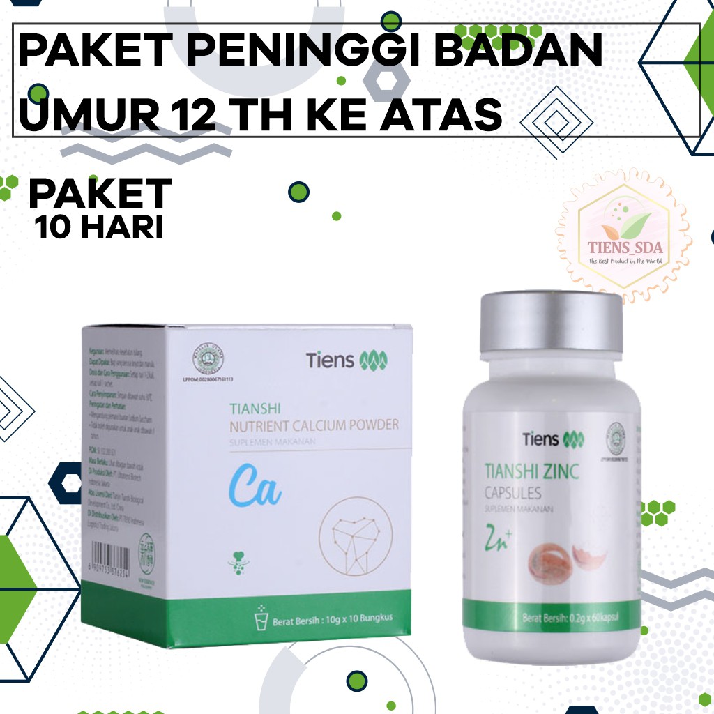 (PAKET) PENINGGI BADAN TIENS ORI HYPER GROW UP SUPER GROW UP ZEVIT GROW UP SUPLEMEN PENINGGI BADAN V