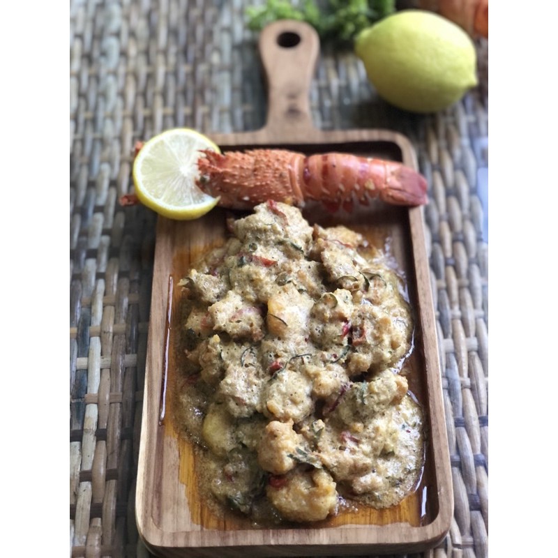 

iLovbster Salted Egg Lobster bumbu telor asin isi 10-11