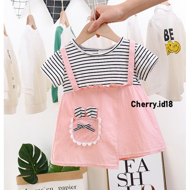 COD Dress Fashion Anak Perempuan / Dress Jumpsuit Anak Cewek / Dress Anak Perempuan D33