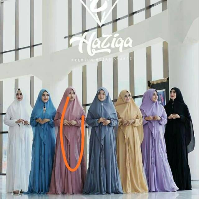 Haziqa ori syari sale