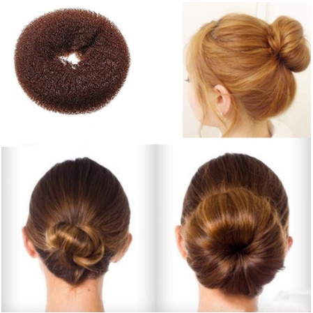 HAIR BUN DONUT BUN Rambut Sanggul Cepol - Donat Hairbun Donut Hairdo Hairstyling - Donut Hair Bun Maker - Cepol Ala Korea