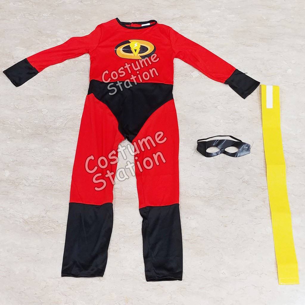 Kostum Superhero Dash The Incredibles / Costume Incredibles Disney anak laki