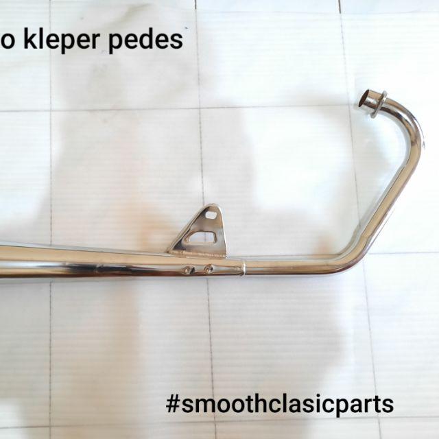 Knalpot gl pro gl max bahan tebal kleper pedes-Leher standart