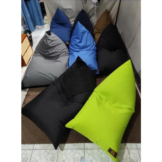 

Sofa Bean Bag triangle + ISI Busa size M kualitas IKEA informa